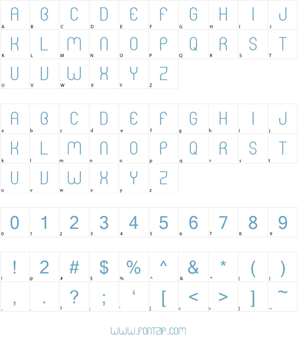 Mers Font Character
